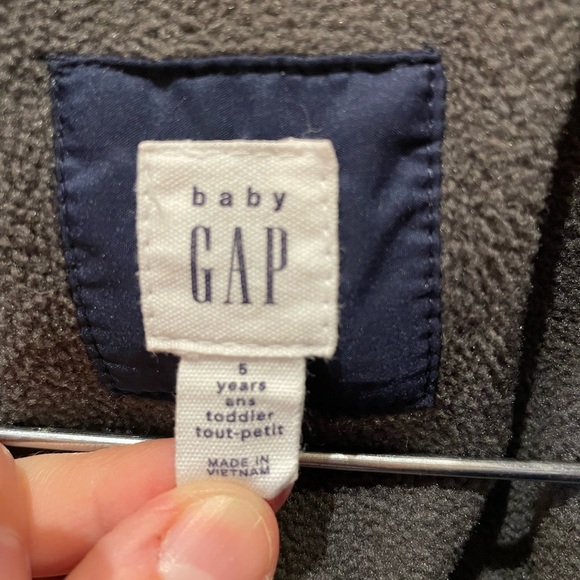 Gap - size 5 blue kids puffer jacket - Picture 6 of 8